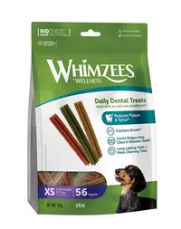 WHIMZEES Batoane dentare de ros pentru caini talie mica XS 56 buc.