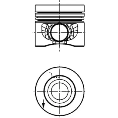 Piston Kolbenschmidt 40353610