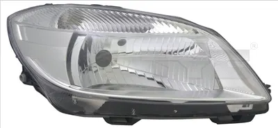 Far dreapta (H4, electric, cu motoras, fundal transparent) SKODA FABIA II, ROOMSTER, ROOMSTER PRAKTIK dupa 2006