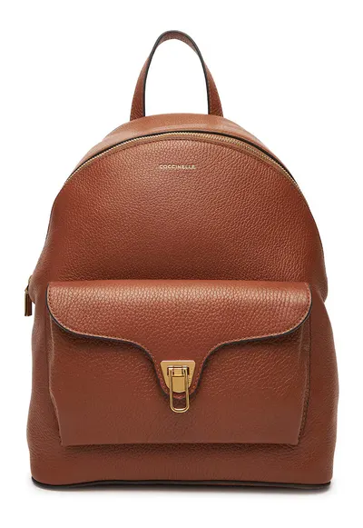 Rucsac fashion dama - maro - din piele naturala - universal