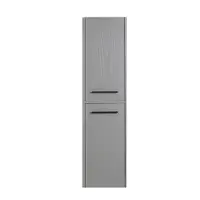 Dulap baie suspendat Sofia gri deschis 140 cm