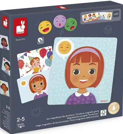 Joc magnetic pentru copii Janod - Emotii