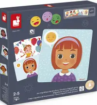 Joc magnetic pentru copii Janod - Emotii