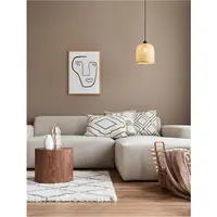 Lampa suspendata INTRA Natural Bamboo & Negru Metal LED E27 · 1x12 Wat 230 Volt IP20 Fara bec