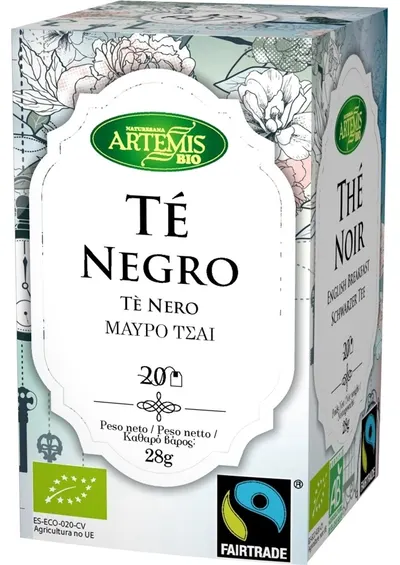 Ceai negru bio, 20 pliculețe filtrante, Artemis Bio