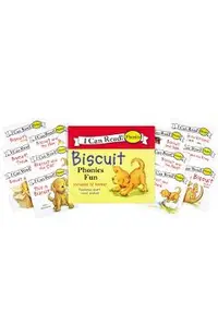 Biscuit 12-Book Phonics Fun!: Includes 12 Mini-Books Featuring Short and Long Vowel Sounds