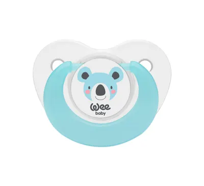 Set suzete din silicon cu forma ortodontica nr.2, 2 bucati, Wee Baby