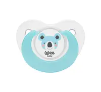 Set suzete din silicon cu forma ortodontica nr.2, 2 bucati, Wee Baby