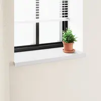 vidaXL Prag de fereastră Alb 100 x 45 x 4,5 cm PVC