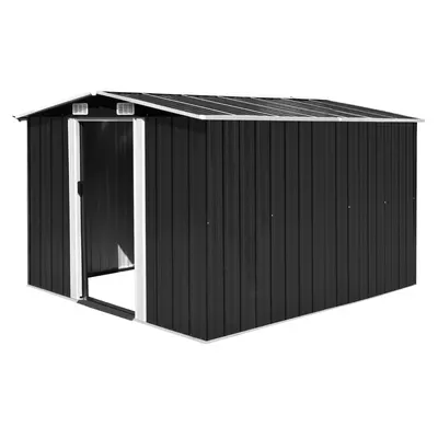 Gossi sopron de gradina, 257x298x178 cm, antracit, metal