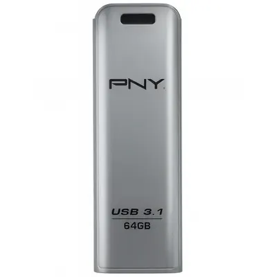 Memorie Externa USB-A 3.1 PNY Elite Steel, 64Gb FFD64GESTEEL31G-EF