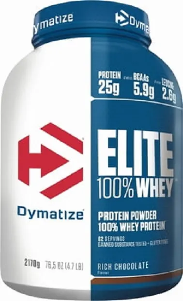 Elite 100% Whey, ciocolată, 2170 g, Dymatize