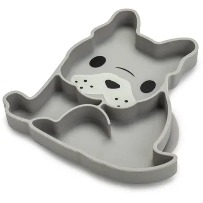 Melii Silicone Suction Plate farfurie cu ventuză Bulldog 1 buc