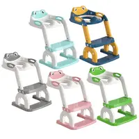 Reductor toaleta pentru copii Little Mom Green, pliabil, reglabil, colac detasabil PVC, cu suprafete anti-alunecare, manere ergonomice, protectie anti-stropire, compatibilitate universala