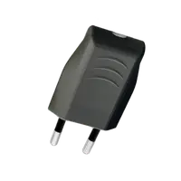 Two Pin Plug 6a Black