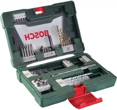 Set de burghie și biți Bosch - V-Line TiN, 48 de piese