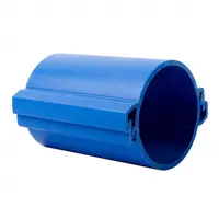Tub rigid format din doua parti pentru protectie cabluri subterane D 160mm Albastru