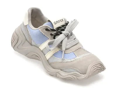 Pantofi sport GRYXX gri, 162312, din material textil