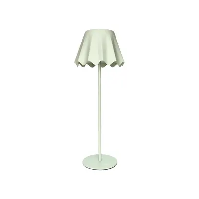 Veioză verde-deschis LED cu intensitate reglabilă din metal (înălțime 36 cm) – Brandani