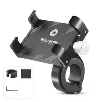 Suport pentru smartphone biciclete clemă reglabilă, negru