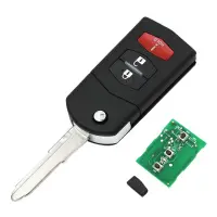 Cheie Auto Completa Techstar® compatibila cu Mazda 6, 5, 3, 2, RX-7, RX-8 313,8Mhz, 4D63. KPU41788, 3 Butoane