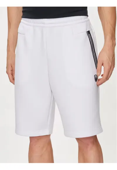 Pantaloni scurti barbati - Emporio Armani 303535094 - Poliester/Viscoza - Alb