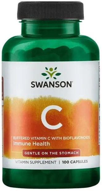 Buffered Vitamin C with Bioflavonoids, 100 capsule, Swanson