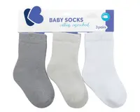 Set 3 perechi de ciorapi termici pentru bebelusi Kikka Boo - 1-2 ani, gri