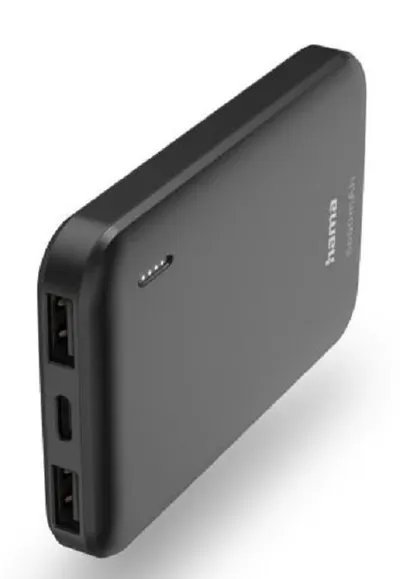 Baterie portabilă Hama - Pocket 5, 5000 mAh, antracit
