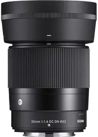 Obiectiv Sigma - DC DN Contemporary, 30 mm, f/1.4 pentru Fujifilm X