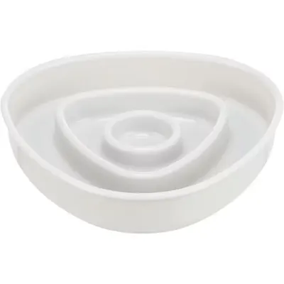 Trixie, castron plastic pentru hranire lenta, 0.35 L/ 15x15 cm