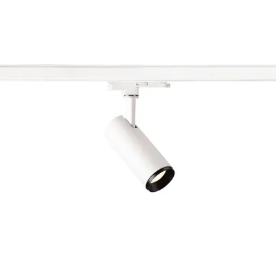 Iluminat decorativ pe sina, Melodii NUMINOS S, alb sistem 3 faze alb / negru lumina 4000K 60 °