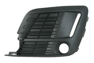 Ornament bara fata stanga cu locas lampa ceata, cu locas lumini zi, plastic, negru potrivit CITROEN SPACETOURER dupa 2016