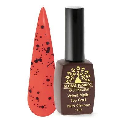 Top Coat Matte Egg Shell pentru unghii, fara strat de dispersie, 12ml Engros