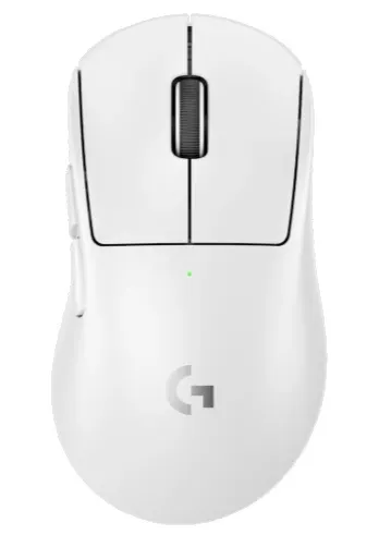Mouse de gaming Logitech - Pro X Superlight 2 Dex, optic, fără fir, alb