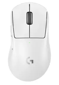 Mouse de gaming Logitech - Pro X Superlight 2 Dex, optic, fără fir, alb