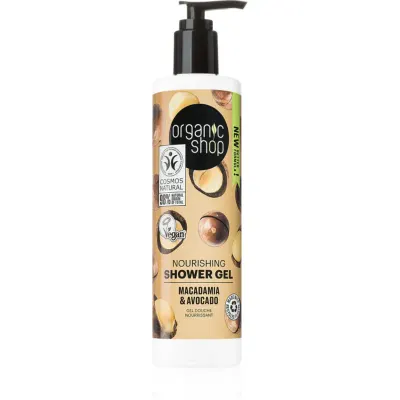 Organic Shop Macadamia & Avocado gel de dus hranitor 280 ml