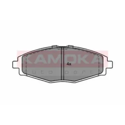 Set placute frana, frana disc KAMOKA JQ1012674