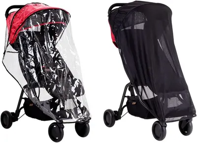 Phil&Teds Mountain Buggy Nano Set husă de ploaie și parasolar Mountain Buggy Nano