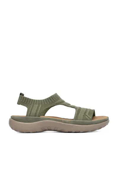 Sandale verde - textil - Antistress - Verde