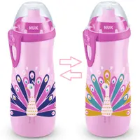 Sticla NUK control temperatura 450 ML 36 luni Cameleon diverse culori