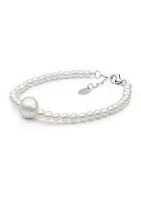 Bratara argint cu perle naturale - Noblesse