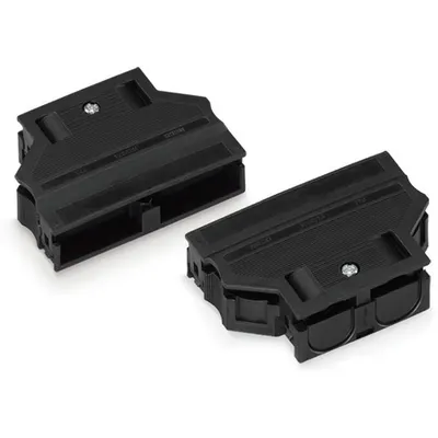 Strain relief housing; 6-pole; for 2 cables; 8.5 … 13.5 mm; 55 mm; black