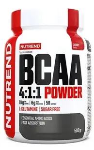 BCAA Mega Strong Powder, cireașă, 500 g, Nutrend