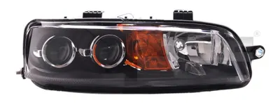 Far stanga (H1 H3, electric, fundal negru) FIAT PUNTO
