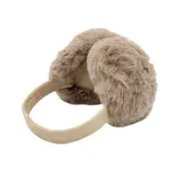 Căști pufoase mărimea XXL, pentru urechi, Antonio, Ø 14 cm, culoarea taupe