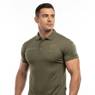Tricou polo Elite Tactical Coolmax® M-TAC - olive - M