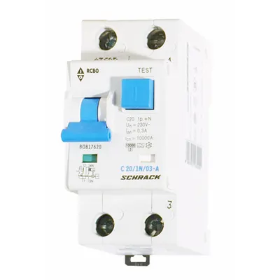 Intreruptor automat+diferential, C16/300mA, 10kA, tip A,1P+N