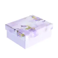 Cutie cadou cu imprimeu floral 10 cm