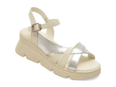 Sandale KARISMA albe, VA60008, din piele naturala